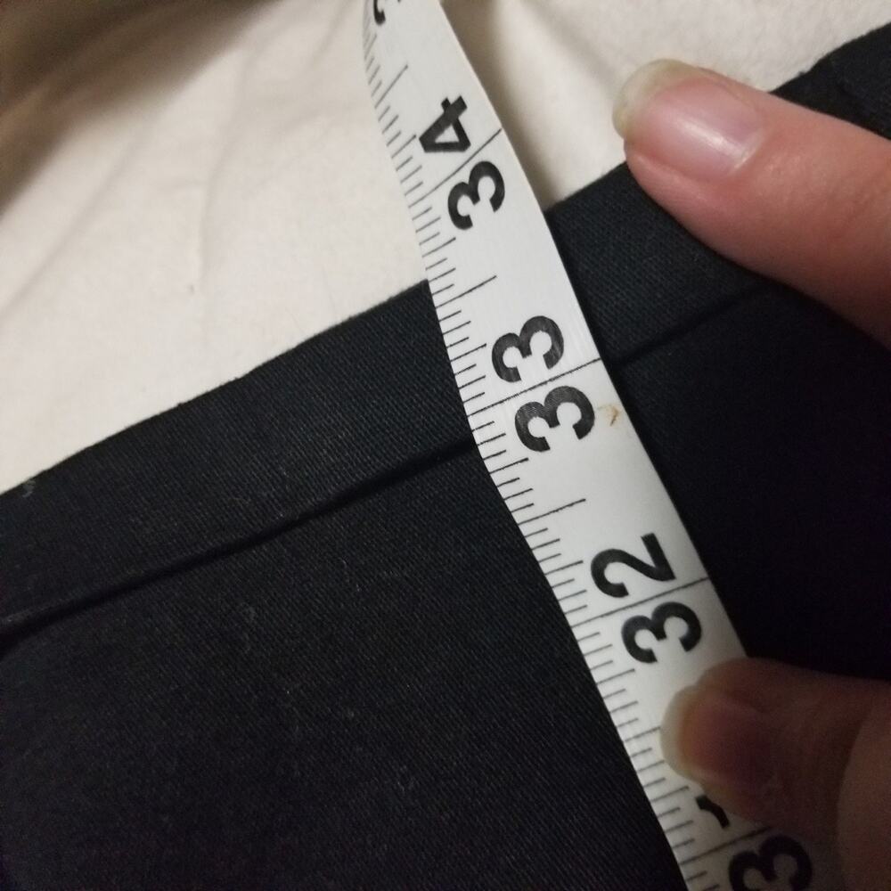 Oboe Drawstring Black Cropped Drawstring Waist Pants Size Small - Picture 7 of 7